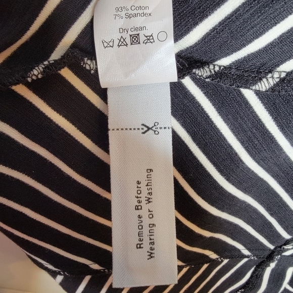 J. Crew Optical Illusion Black/White Striped Dress - Picture 15 of 15